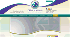 Desktop Screenshot of drcraigwilliamsortho.com